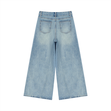 Women’s Vintage Wash Wide Leg Jeans