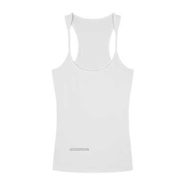Slim Fit Ribbed Racerback Tank Top